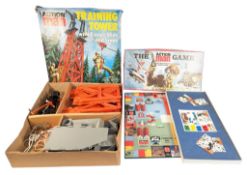 ACTION MAN - BOXED TRAINING TOWER WITH OFFICIAL BOARD GAME