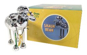 SHAUN THE SHEEP - BOXED 'SHAUN BEAN' SHAUN IN THE CITY FIGURINE