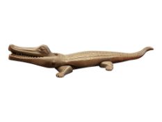 1920S NESTOR CAST IRON NOVELTY CROCODILE NUT CRACKER