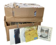 VINYL RECORDS - TWO BOXES OF ASSORTED VINTAGE VINYL 45S