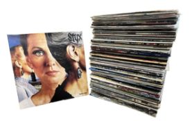 LP VINYL RECORDS - LARGE COLLECTION OF 80S ROCK LP VINYL RECORDS