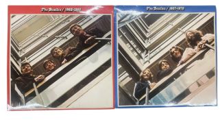 THE BEATLES - TWO LP VINYL RECORDS