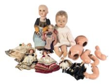 DOLLS - COLLECTION OF 20TH CENTURY FRENCH/ GERMAN DOLLS