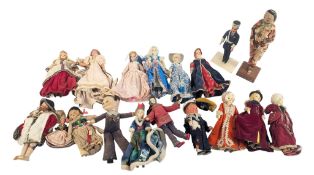 DOLLS - LARGE COLLECTION OF TOURIST COSTUME & HISTORICAL DOLLS