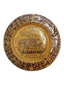 WETHERIGGS POTTERY - 2000 CERAMIC SLIPWARE COMMEMORATIVE CHARGER