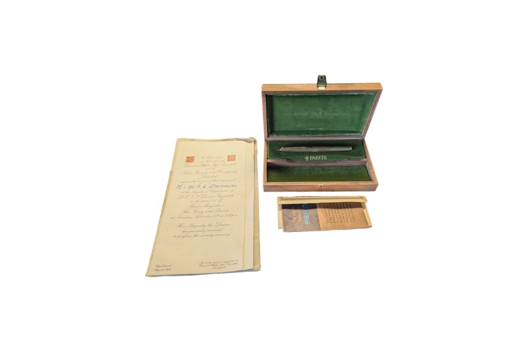 PARKER - RMS QUEEN ELIZABETH PEN & LAUNCH INVITATION - Image 1 of 4