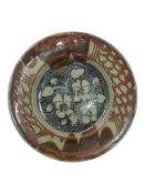 RUSSELL COLLINS - 20TH CENTURY STUDIO ART POTTERY GLAZED STONEWARE CHARGER