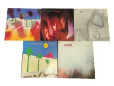THE CURE - FIVE LATE 20TH CENTURY LP VINYL RECORDS