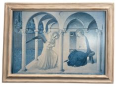AFTER FRA ANGELICO - THE ANNUNCIATION - LARGE FRAMED PRINT
