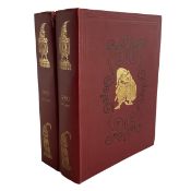 TWO VOLUMES OF PUNCH ALMANACKS 1960 JAN-JUNE, JULY-DEC
