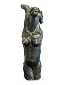 20TH CENTURY VINTAGE SHONA GODDESS CARVED STONE SCULPTURE