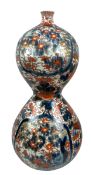 LARGE 19TH CENTURY JAPANESE MEIJI IMARI DOUBLE GOURD VASE 日本明治依万里葫芦瓶