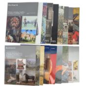 ART INTEREST - SELECTION OF CHRISTIE'S AND BONHAM'S AUCTION HOUSE ART CATALOGUES