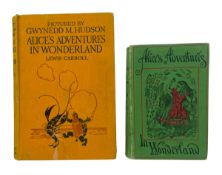 CARROLL, LEWIS - TWO ILLUSTRATED EDITIONS OF ALICE'S ADVENTURES IN WONDERLAND
