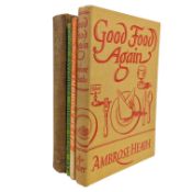 HEATH, AMBROSE - FOUR COOKERY BOOKS, INC. GOOD FOOD, GOOD FOOD AGAIN, ETC.