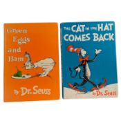 DR. SEUSS - THE CAT IN THE HAT COMES BACK & GREEN EGGS AND HAM, FIRST UK EDITIONS