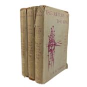 TOLKIEN, J.R.R. - 1960 THE LORD OF THE RINGS TRILOGY - READER'S UNION EDITION WITH JACKETS