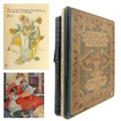 THREE 19TH/20TH CENTURY CHILDREN'S BOOKS, INC. FLORA'S FEAST, FLOWERS FROM SHAKESPEARE'S GARDEN. ETC