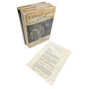 1941 THE EDWARD NEWTON COLLECTION, WITH LETTER FROM AUCTION HOUSE, 3VOLS