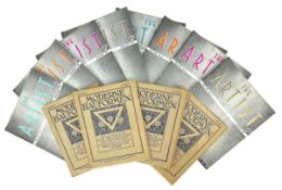 ART & ARCHITECTURE - 1911-39 COLLECTION OF ILLUSTRATED EARLY 20TH CENTURY MAGAZINES