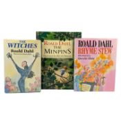 DAHL, ROALD - THREE FIRST EDITIONS - TO INCLUDE THE WITCHES, RHYME STEW AND THE MINPINS