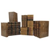 A VARIED SELECTION OF LEATHER FINE BINDINGS TO INCLUDE SHAKESPEARE, PENNANT'S ZOOLOGY, ETC
