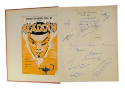 THEATRE PROGRAMME - 1952 PRODUCTION OF ALADDIN, SIGNED BY THE CAST - INSIDE 