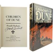 HERBERT, FRANK - 1976 CHILDREN OF DUNE, SIGNED FIRST EDITION, WITH DUSTWRAPPER