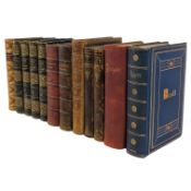 POETRY & PROSE - COLLECTION OF 19TH & 20TH CENTURY TITLES, LEATHER BINDINGS
