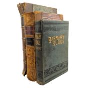 THREE EARLY EDITIONS OF CHARLES DICKENS TO INCLUDE DOMBEY AND SONS ETC