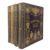 BAINES, THOMAS - c.1870 YORKSHIRE: PAST AND PRESENT 4 VOLS
