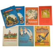 RUSSIAN CHILDREN'S LITERATURE - EARLY 20TH CENTURY, INC. CHUKOVSKY, VASNETSOV, BARTO, ETC.
