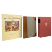 SELECTION OF ART BOOKS TO INCLUDE - LIMITED EDITION FRANK BRANGWYN AND ITALIAN ART