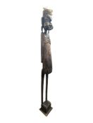 LARGE WEST AFRICAN FLOOR STANDING TRIBAL STATUE