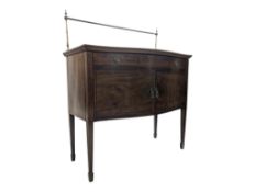 GEORGE III 19TH CENTURY SHERATON STYLE SIDEBOARD DRESSER
