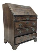 GEORGE III 19TH CENTURY MAHOGANY BUREAU DESK