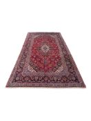 VINTAGE 20TH CENTURY CENTRAL PERSIAN KASHAN CARPET FLOOR RUG