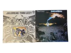 THIN LIZZY - TWO LATE 20TH CENTURY LP VINYL RECORDS