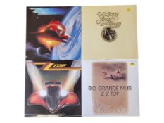 ZZ TOP - FOUR 1980S ROCK LP VINYL RECORDS