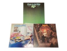 COLLECTION OF THREE 1970S / 80S PROG ROCK LP VINYL RECORDS
