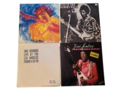 JIMI HENDRIX - FOUR LATE 20TH CENTURY LIVE CONCERT LP VINYL RECORDS