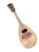 MUSICAL INSTRUMENT - 20TH CENTURY VINTAGE BOWL BACK MANDOLIN