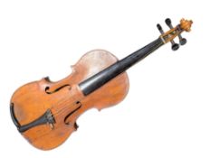 19TH CENTURY MAHOGANY VIOLIN