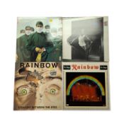 RAINBOW - FOUR HARD ROCK LP VINYL RECORDS