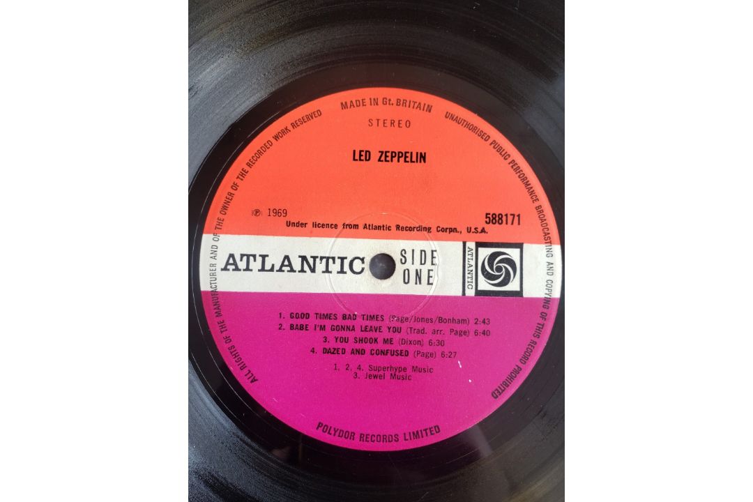 Led Zeppelin - Self-titled 1969 original UK 1st pressing 588171 LP ...