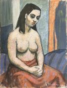 GERHARD NORDSTROM (1925-2019) - FEMALE NUDE, C. 1946 - PASTEL ON PAPER