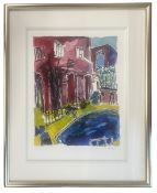 BOB DYLAN (B. 1941) - MOTEL POOL, 2011 - LIMITED ED. GICLEE PRINT ON PAPER