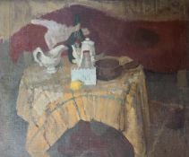 ATTR. PHILIP MATTHEWS (1916-1984) - UNTITLED STILL LIFE - OIL ON CANVAS