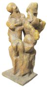 ALAN THORNHILL (1921-2020) - NEXUS, 1984 - FIRECLAY SCULPTURE