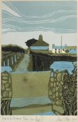 JOHN STOPS (1925-2002) - PATH TO THE PORTLAND, 1974 - LIM. ED. LINOCUT